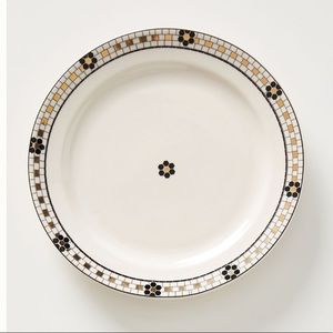 FOUR Anthropologie Bistro Tile Side Plates NWT
